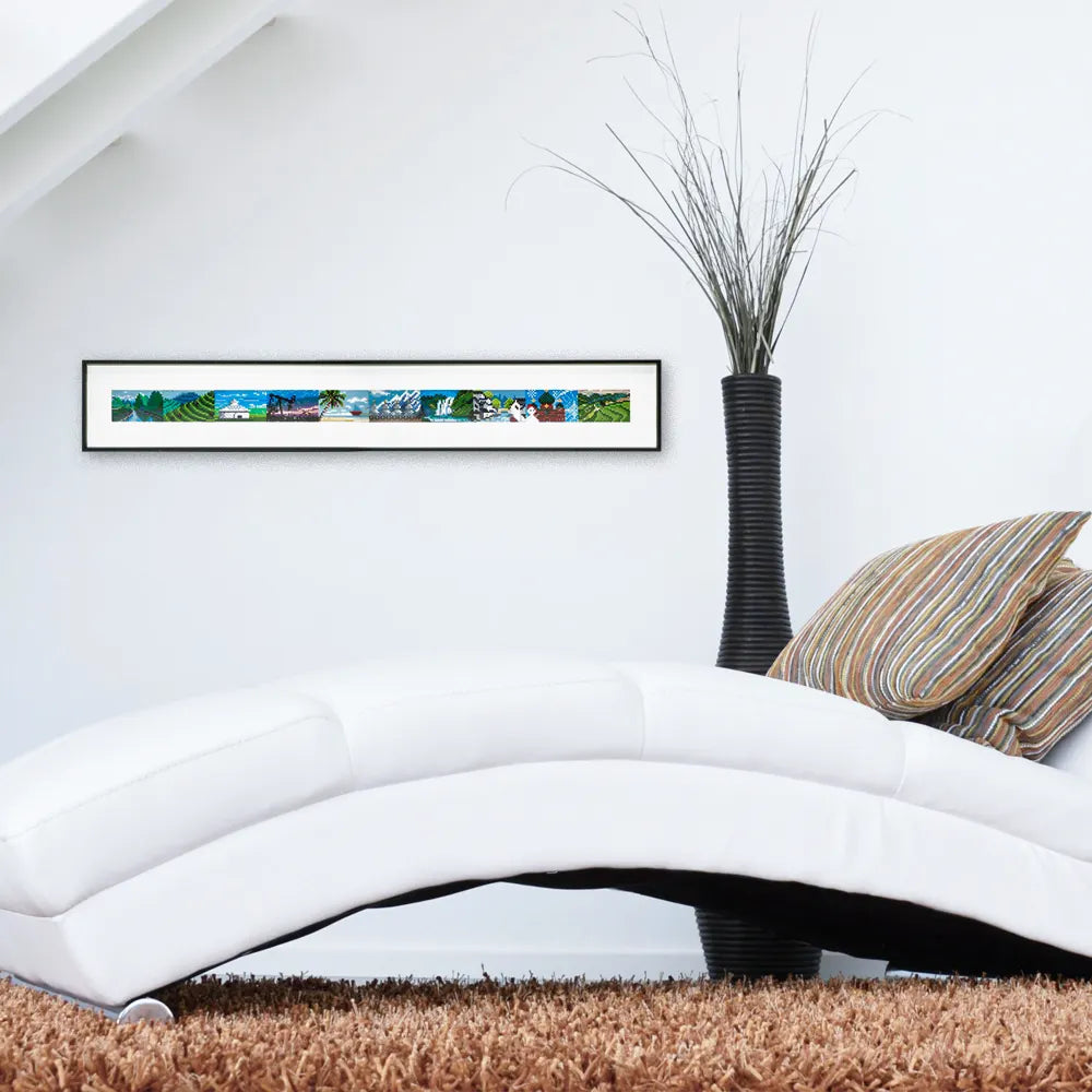 12-piece Mini World Landmarks Diamond Painting Kit 5