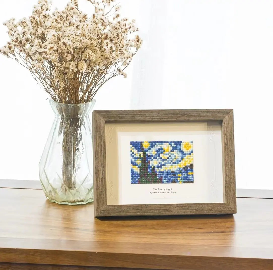 12-piece World Famous Artist Mini Diamond Painting Kit 4