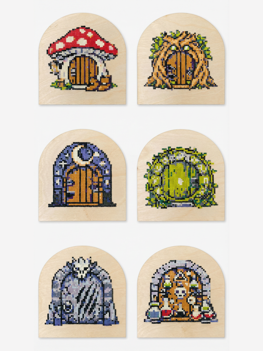 Wood Gem Minis™ – Fantasy Doors (Set of 6)