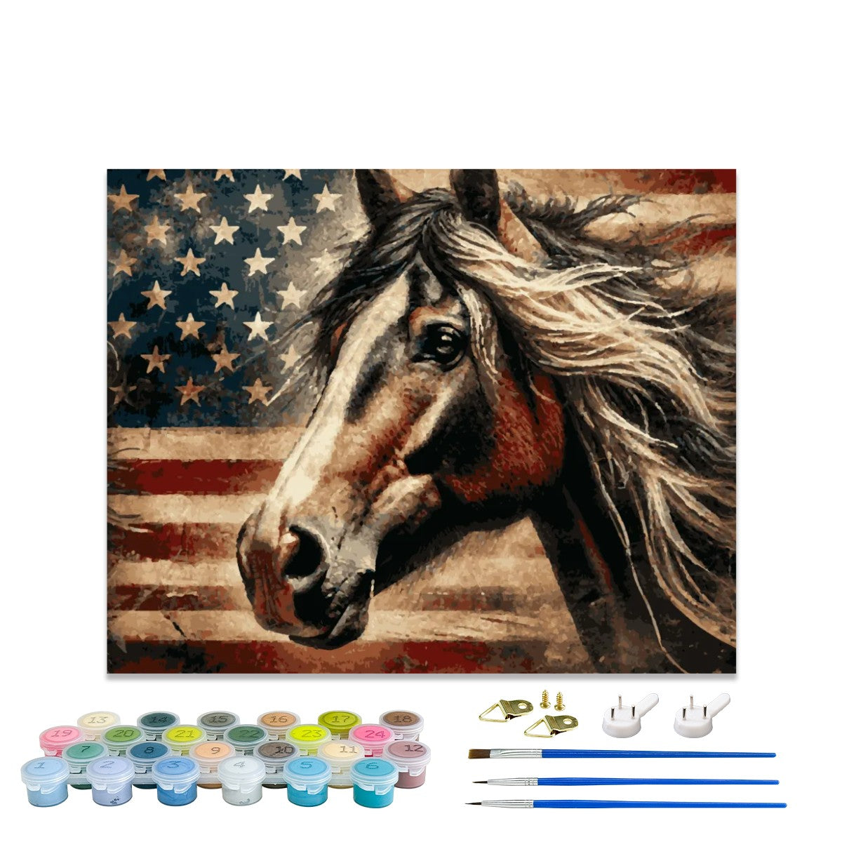 American Spirit Horse Paint By Numbers Kit