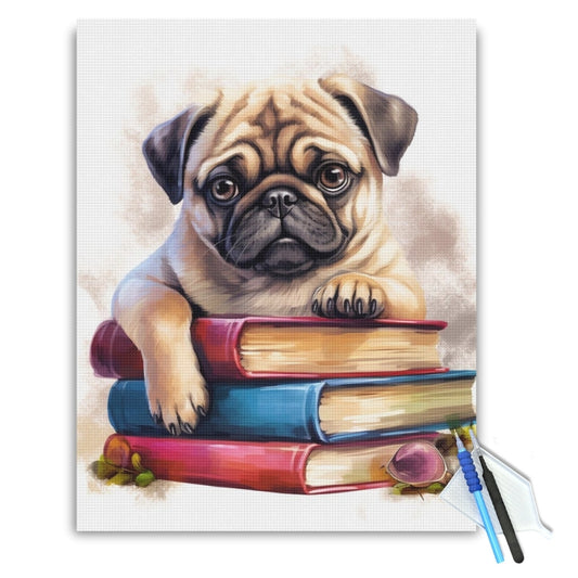 Bookish-Pug-Diamond-Painting-Kit-1