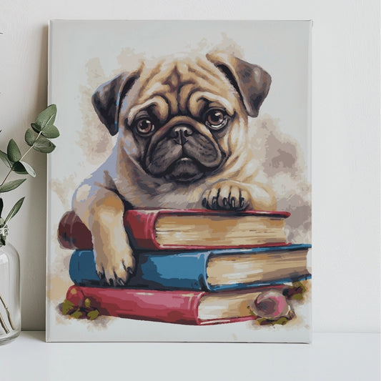 Bookish-Pug-Paint-by-Numbers-Kit-1