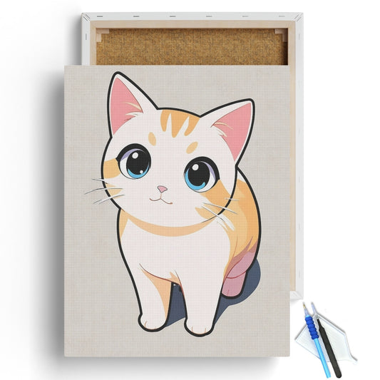 Cartoon-Kitty-Eyes-Diamond-Painting-Kit-1