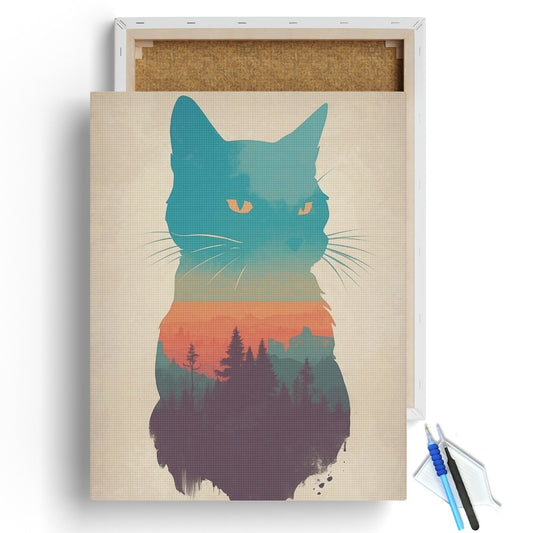 Catscape-Silhouette-Diamond-Painting-Kit-1
