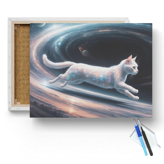 Celestial Cat Voyager Diamond Painting Kit