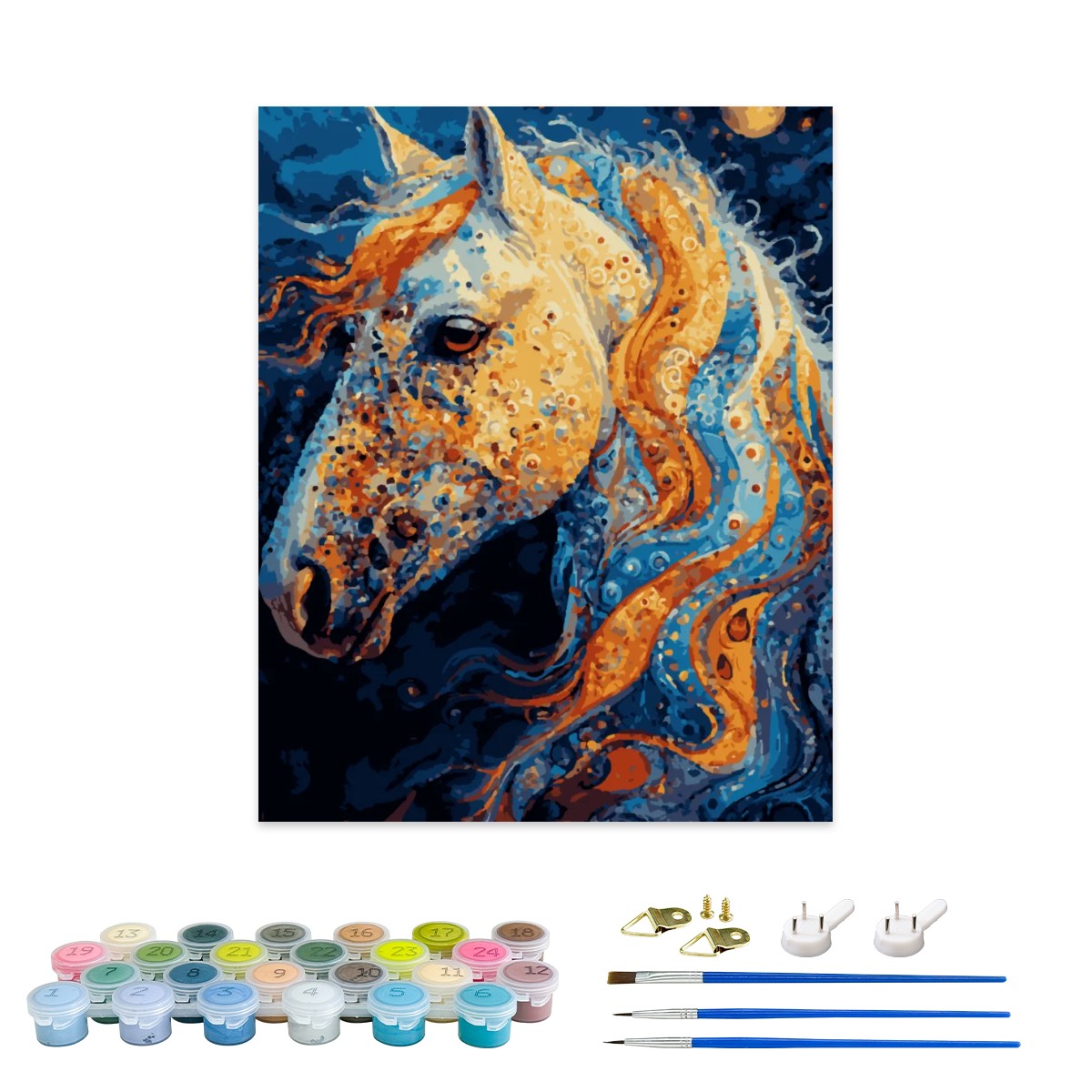 Celestial Horse Elegance Paint By Numbers Kit