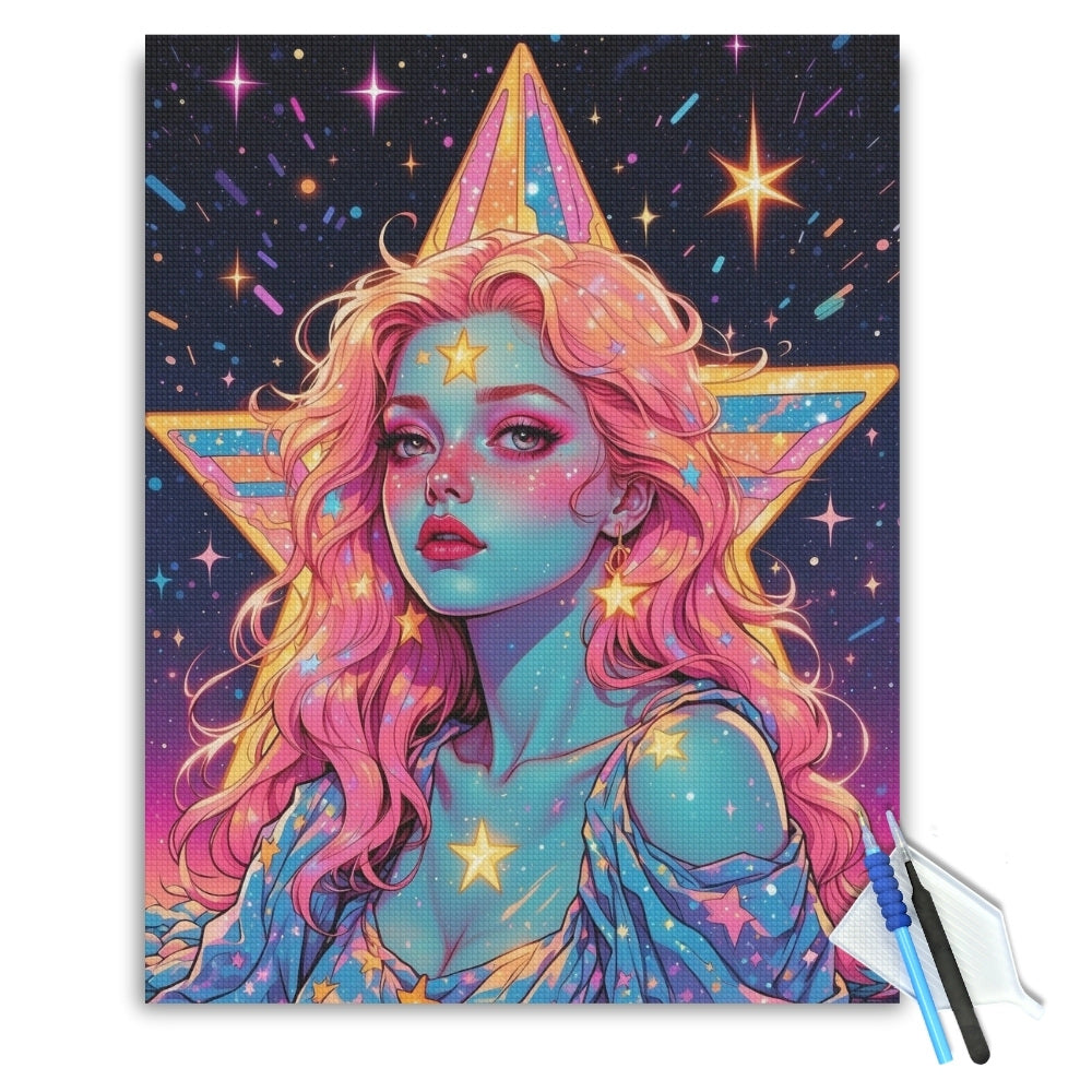 Celestial Star Goddess Diamond Painting Kit