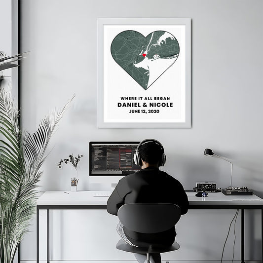 Custom Map Print Diamond Painting Kit image_61