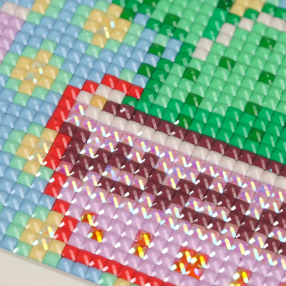 Cute Cactus Mural 9-Piece Mini Diamond Painting Kits 1