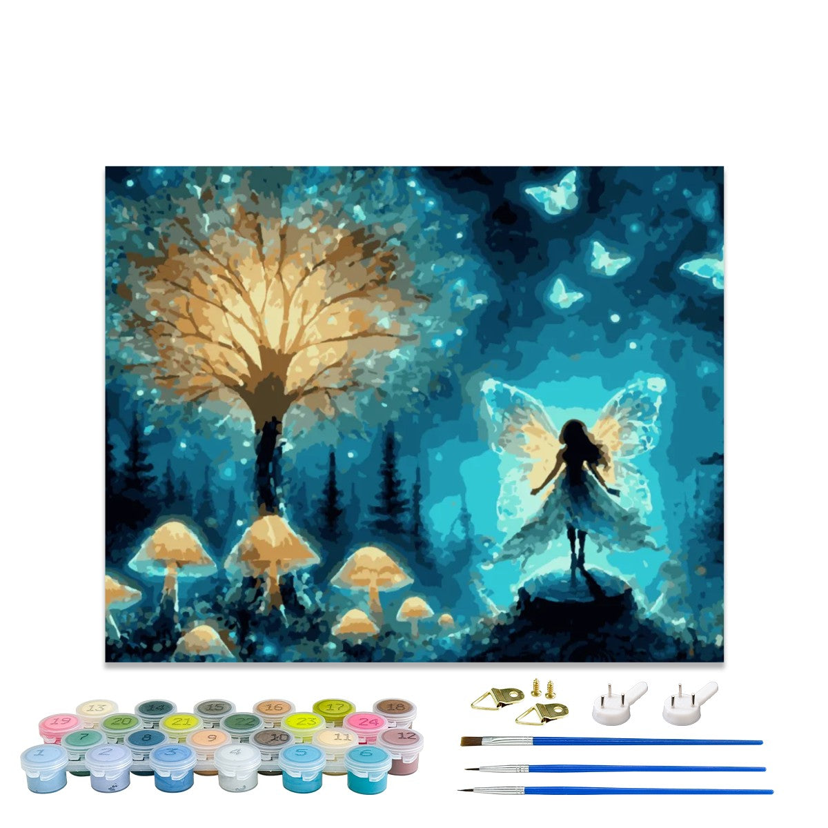 Enchanted Fairy Forest Paint By Numbers Kit
