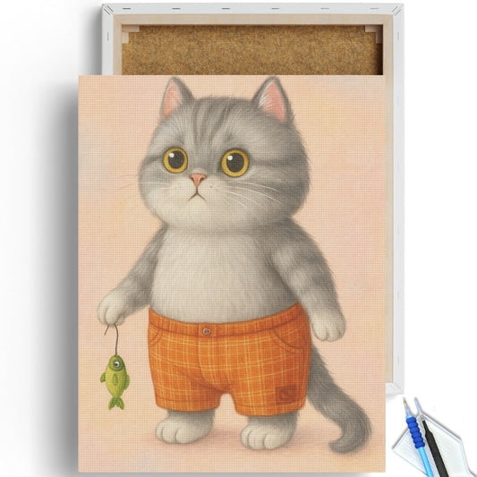 Fishercat-in-Shorts-Diamond-Painting-Kit-1