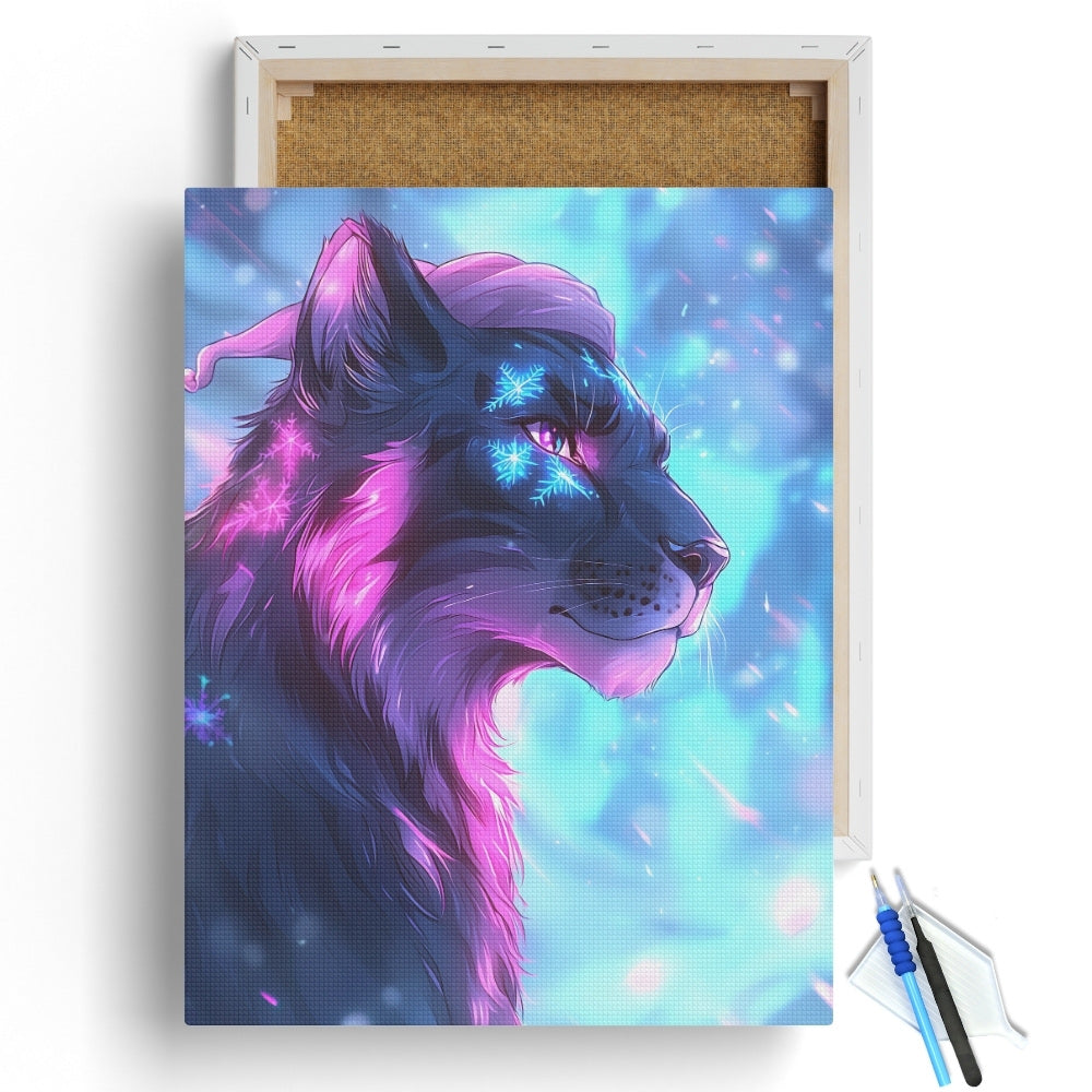 Frostborn Panther Diamond Painting Kit
