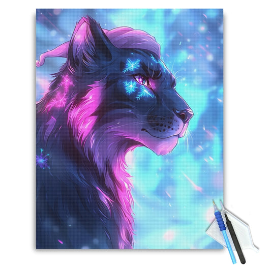 Frostborn Panther Diamond Painting Kit