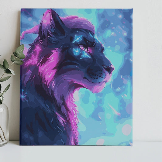 Frostborn Panther Paint by Numbers Kit