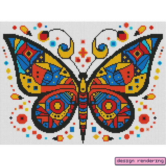 Geometric-Butterfly-Spectrum-Diamond-Painting-Kit-1
