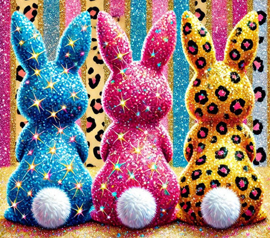 Glitter Bunny Trio