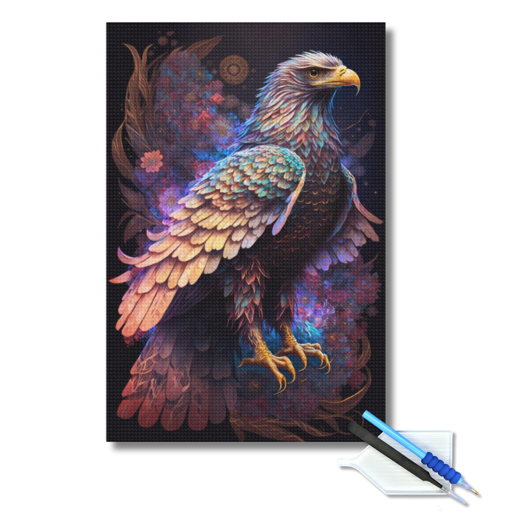 Majestic Celestial Eagle Diamond Painting Kit