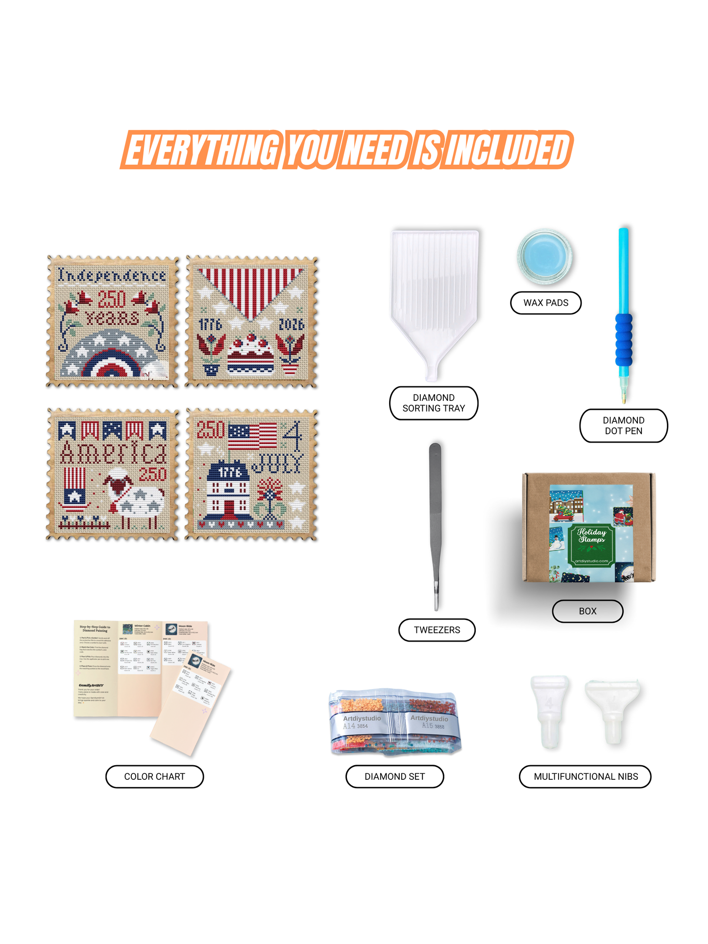 Wood Gem Minis – America 250