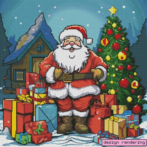 Santas-Christmas-Surprise-Diamond-Painting-Kit-1