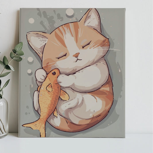 Sleepy-Cat-Hug-Paint-by-Numbers-Kit-1