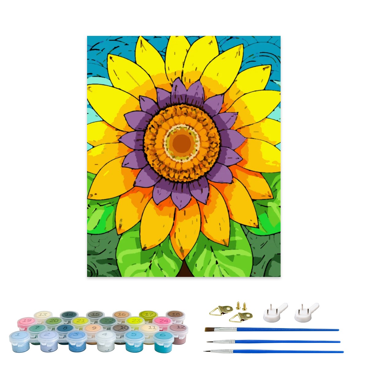 Sunflower Bliss Paint By Numbers Kit