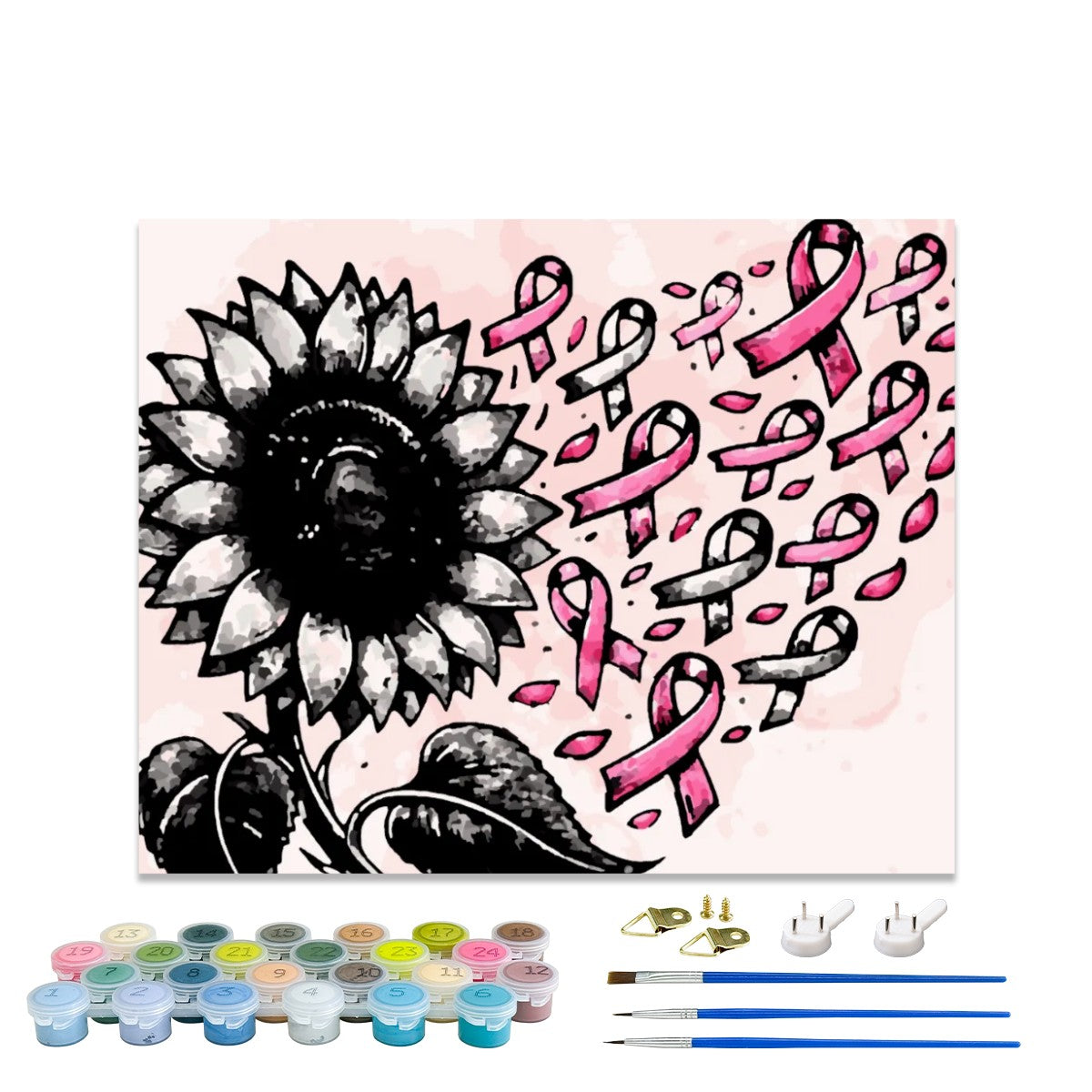 Sunflower Of Hope Paint By Numbers Kit