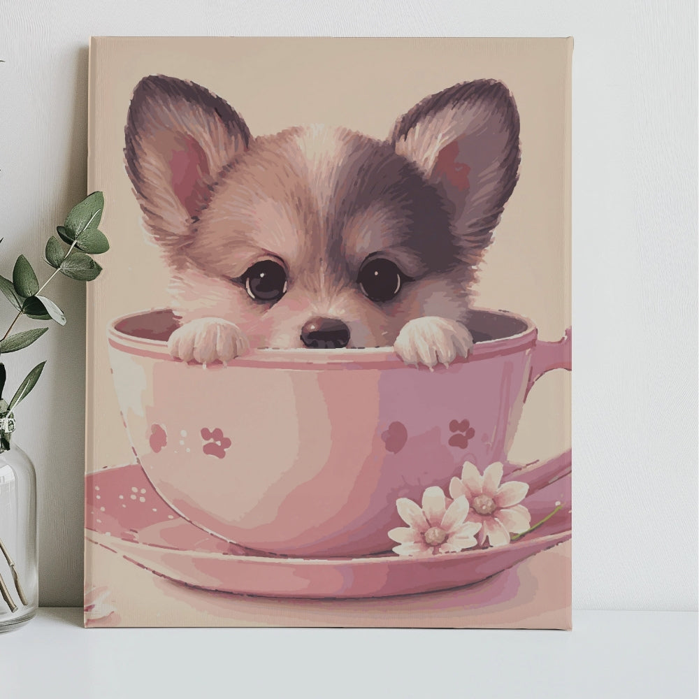 Teacup-Puppy-Delight-Paint-by-Numbers-Kit-1