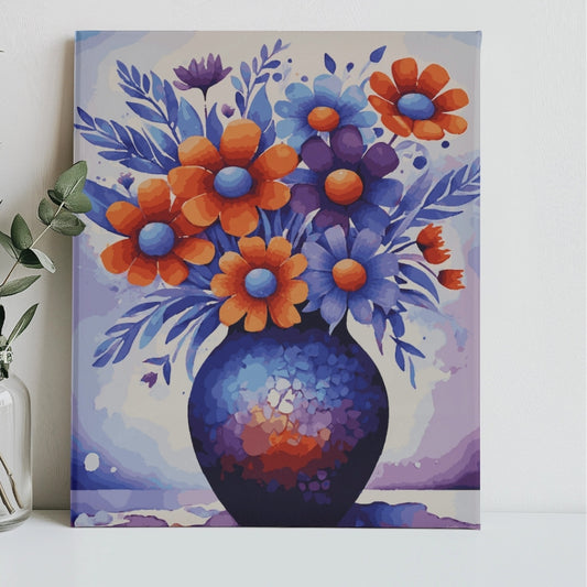 Vibrant Floral Elegance Paint by Numbers Kit