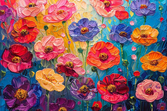 Vibrant Floral Impressionism