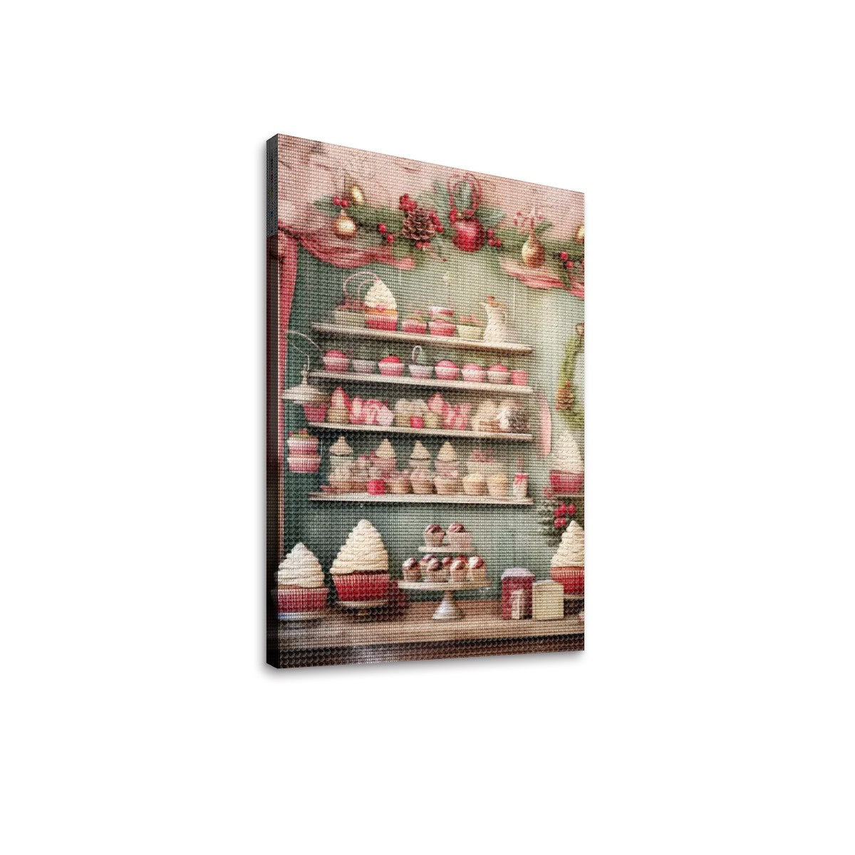 Ye Olde Christmas Shoppe Bakery Diamond Painting Kit 3