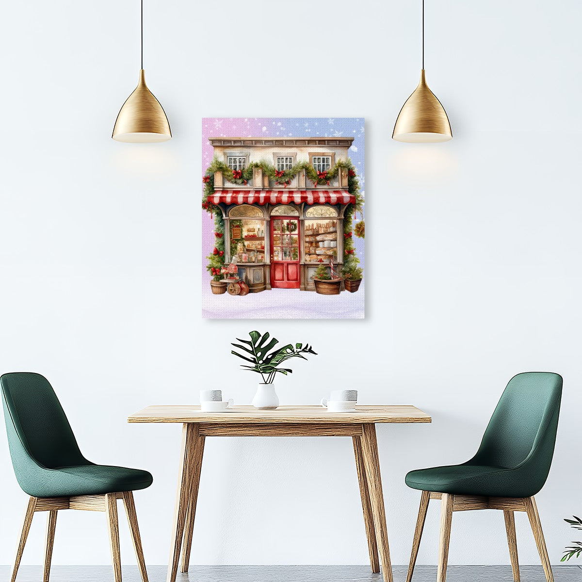 Ye Olde Christmas Shoppe Vintage Diamond Painting Kit 5