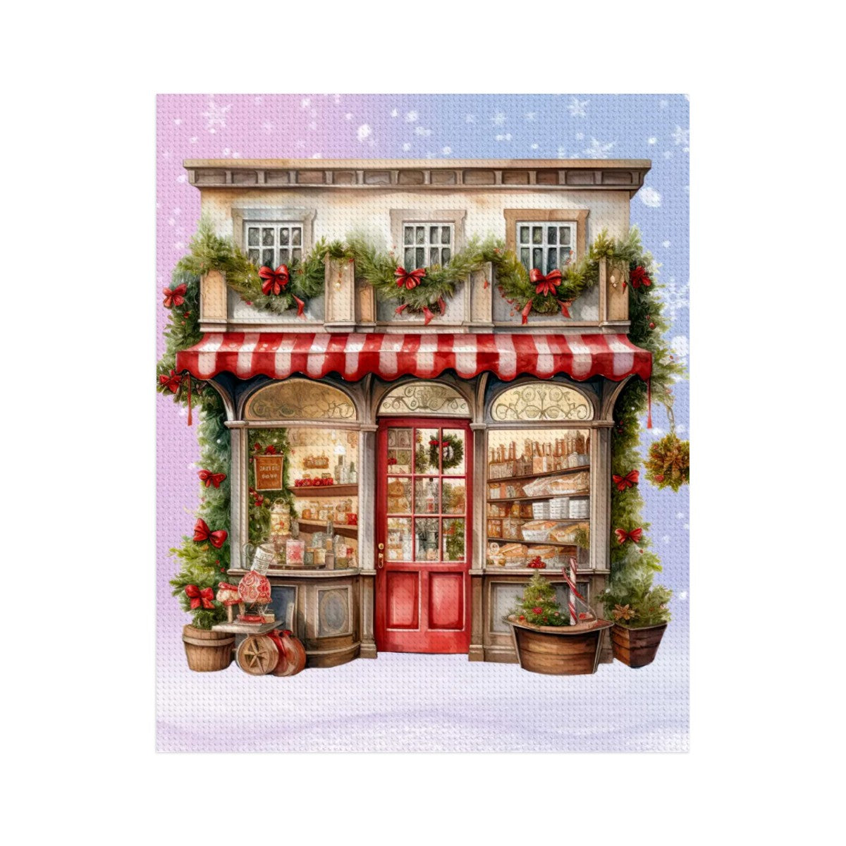 Ye Olde Christmas Shoppe Vintage Diamond Painting Kit 6