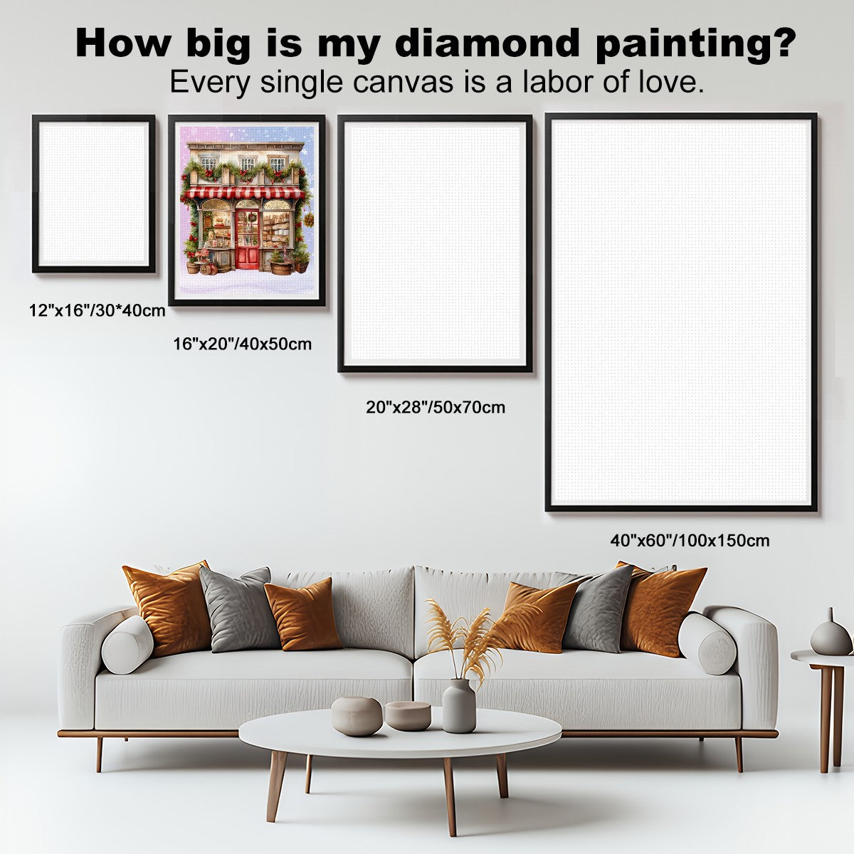 Ye Olde Christmas Shoppe Vintage Diamond Painting Kit 7
