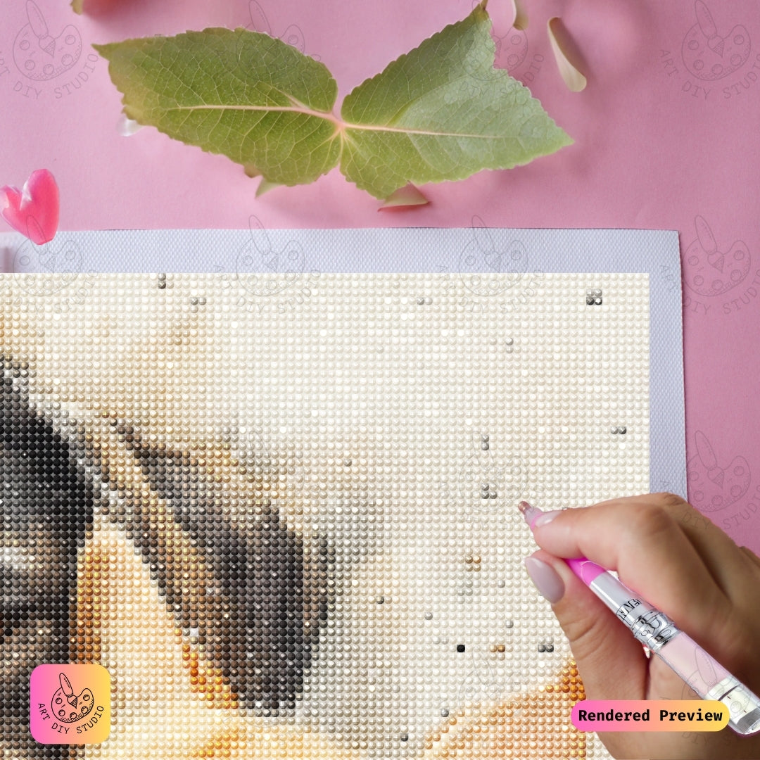 Artdiystudio Best Buddies Snuggle Diy Diamond Painting Kit A Cozy Craft For Pet Lovers 3