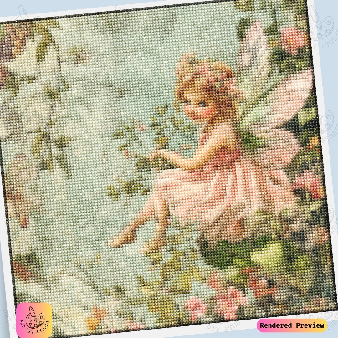 Artdiystudio Blooming Fairy Innocence Diy Diamond Painting Kit A Journey Into A Whimsical World 6