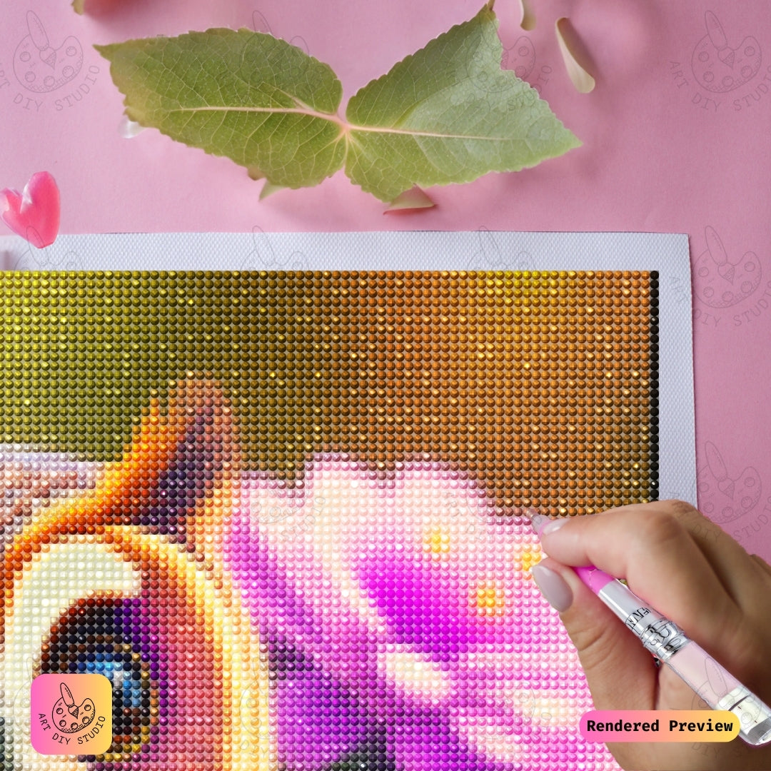 Artdiystudio Blossom Owl Charm Diy Diamond Painting Kit A Burst Of Color And Whimsy 4
