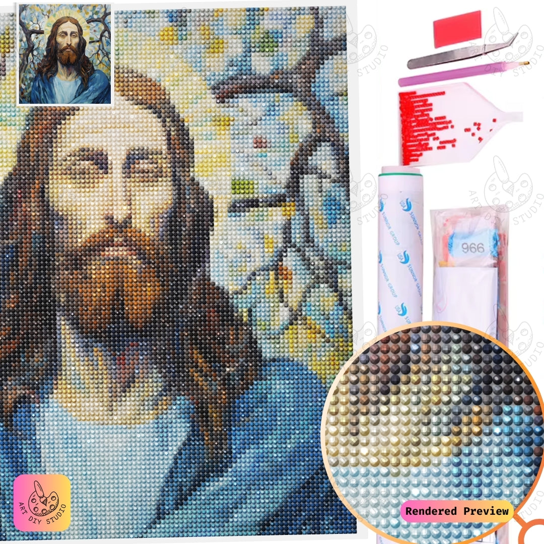 Artdiystudio Branches Of Grace Diy Diamond Painting Kit A Serene Celebration Of Faith 5