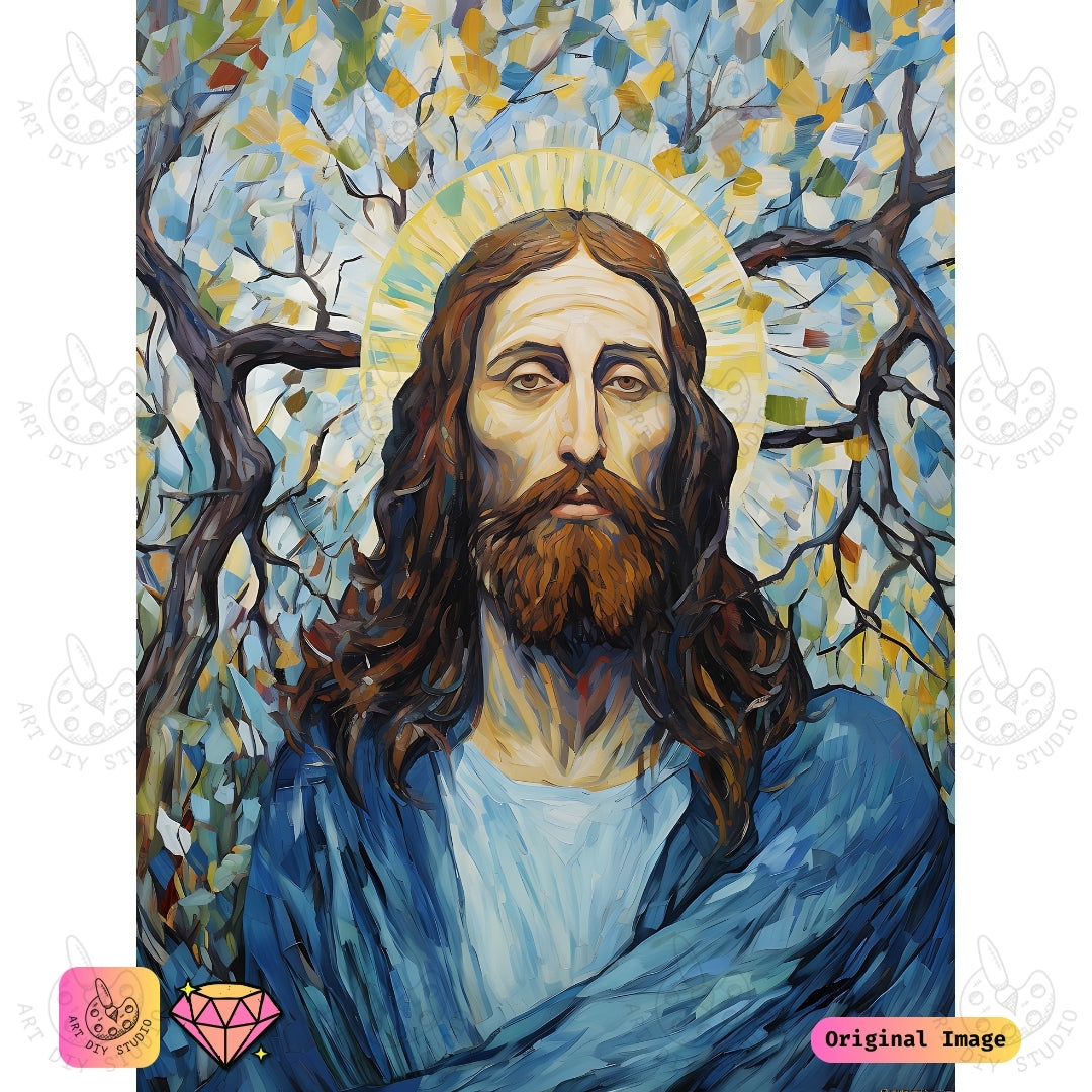 Artdiystudio Branches Of Grace Diy Diamond Painting Kit A Serene Celebration Of Faith