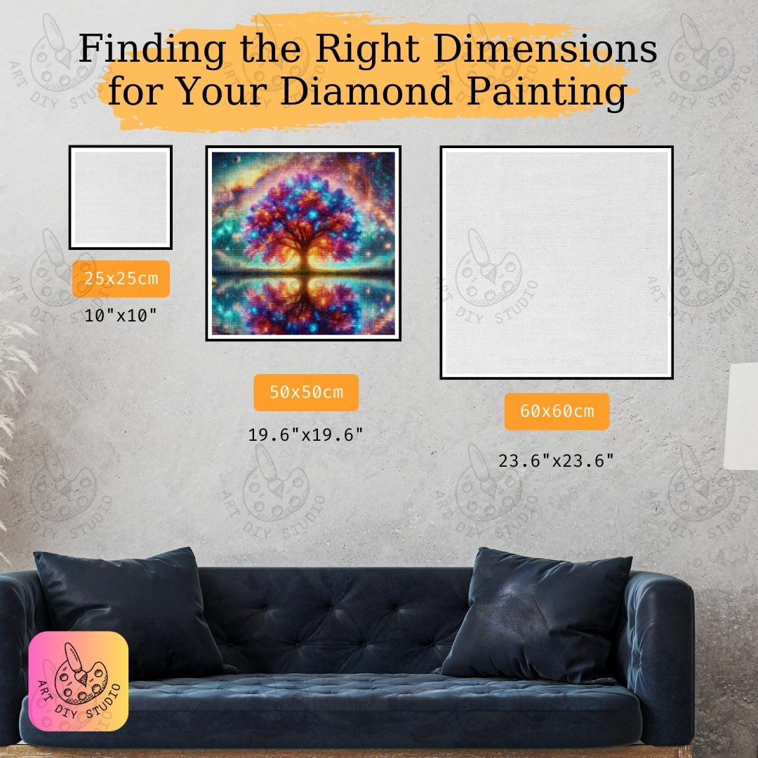 Artdiystudio Bring The Universe To Life With Cosmic Tree Of Dreams Diamond Art Kit 2