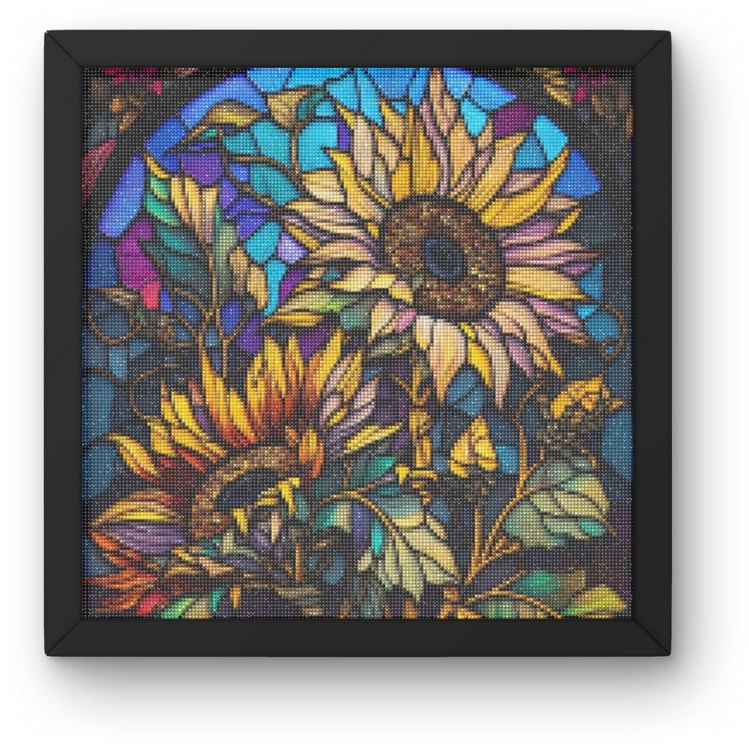 Artdiystudio Bring Vibrant Beauty To Life With The Enchanted Sunflower Glow Diamond Art Kit 3