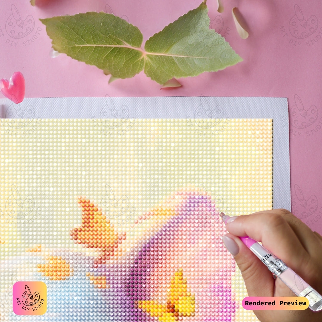 Artdiystudio Butterfly Bliss Elephant Diy Diamond Painting Kit A Cheerful Journey In Art 4