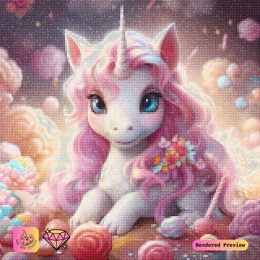 Artdiystudio Candyland Unicorn Diy Diamond Painting Kit A Sweet Fantasy Adventure 2