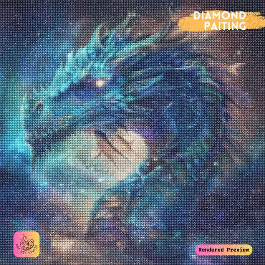 Artdiystudio Celestial Dragons Gaze Diy Diamond Painting Kit A Mystical Adventure In Art 2