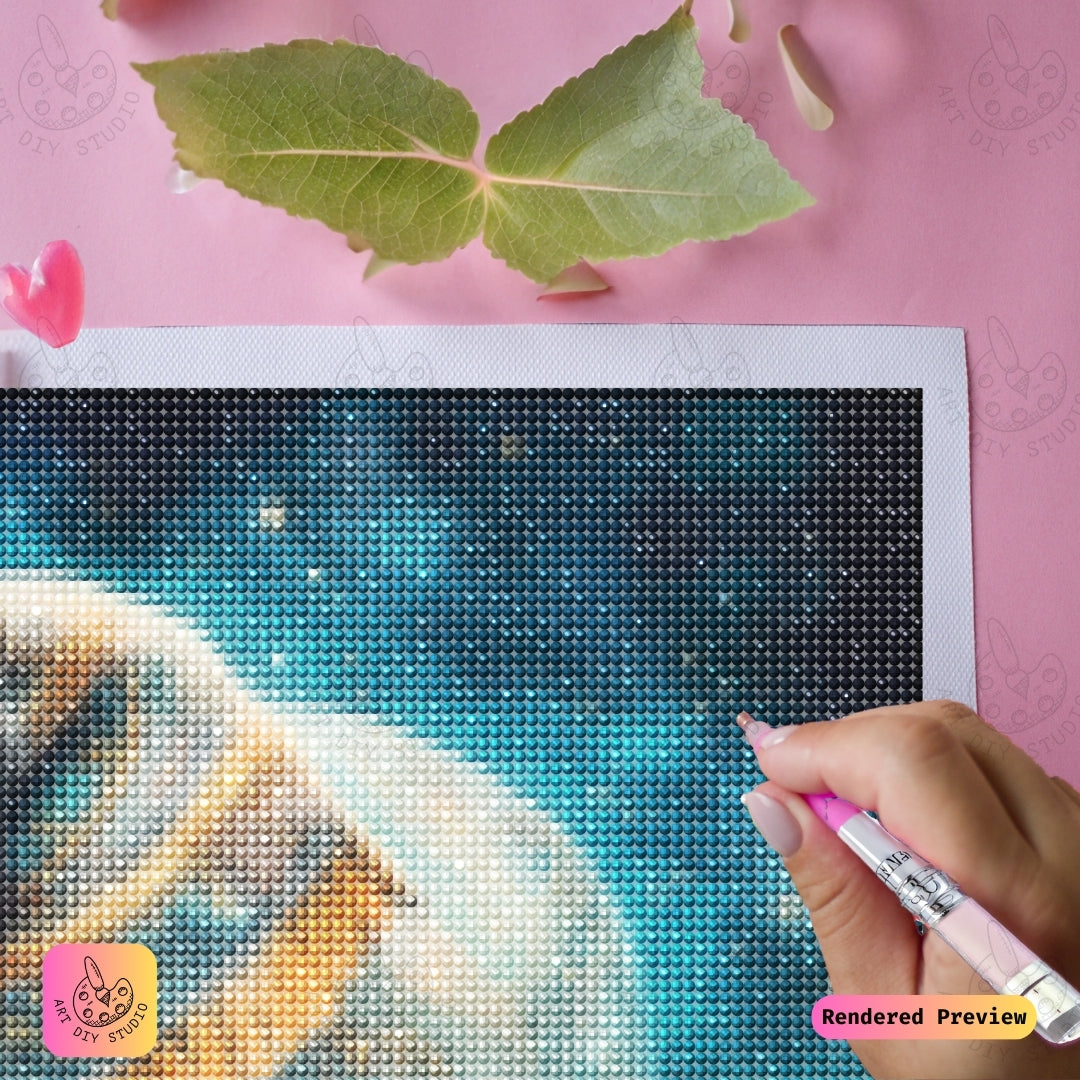Artdiystudio Celestial Elephant Majesty Diy Diamond Painting Kit A Mystical Elegance In Art 4
