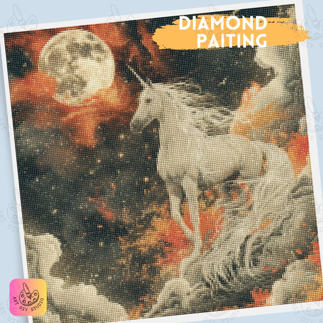 Artdiystudio Celestial Unicorn Dream Diy Diamond Painting Kit Craft Your Own Fantasy 4