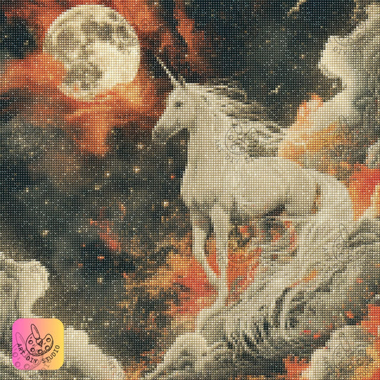 Artdiystudio Celestial Unicorn Dream Diy Diamond Painting Kit Craft Your Own Fantasy 7