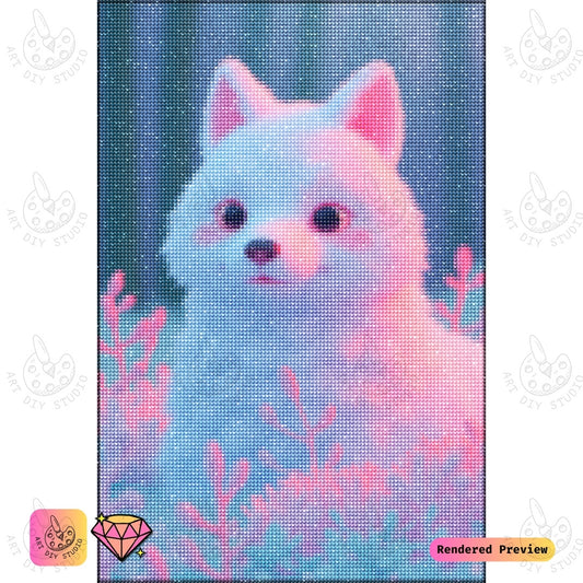 Artdiystudio Cheerful Fox Glow Diy Diamond Painting Kit A Whimsical Delight 2