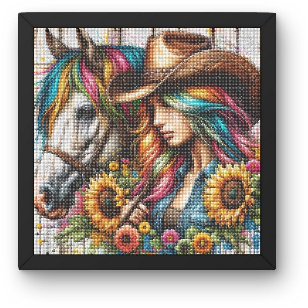 Artdiystudio Colorful Rodeo Dreams A Vibrant Diamond Painting Kit With Rustic Charm 3