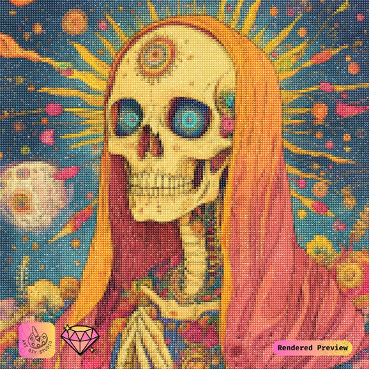 Artdiystudio Cosmic Saint Reverie Diy Diamond Painting Kit A Journey Beyond The Stars 2