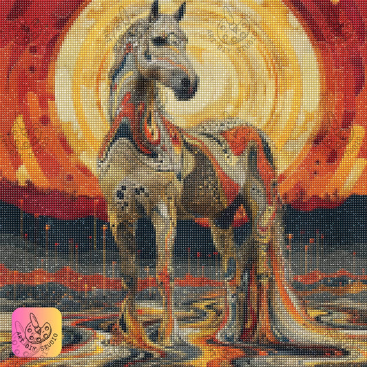 Artdiystudio Cosmic Stallion Dreamscape Diamond Painting Kit Embark On A Journey Through Color 7